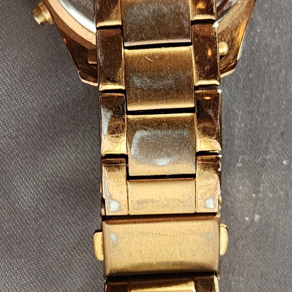 Caravelle New York Bulova Copper Tone Chronograph Water Resistant Melissa Watch - Picture 9 of 16